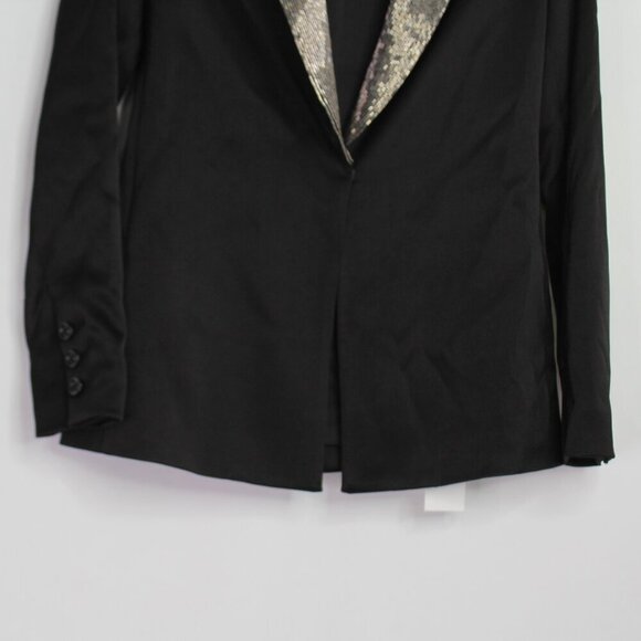 Alice + Olivia Eve Embellished Lapel Blazer Size Xtra Small - Picture 7 of 16